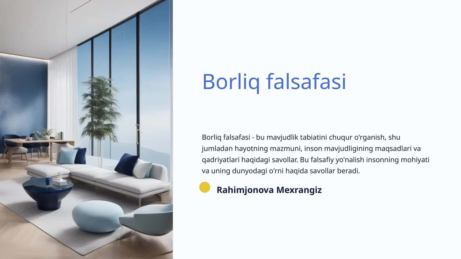 Borliq falsafasi