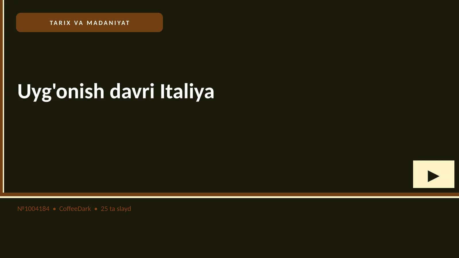 Uyg'onish davri Italiya