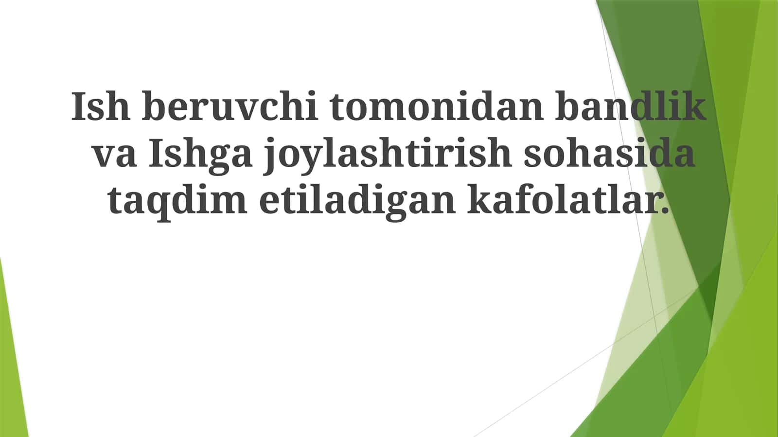 Kafolatlar