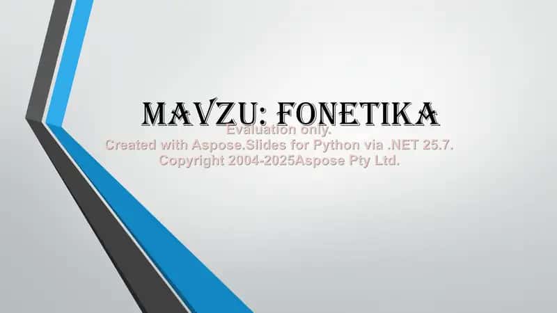 Fonetika