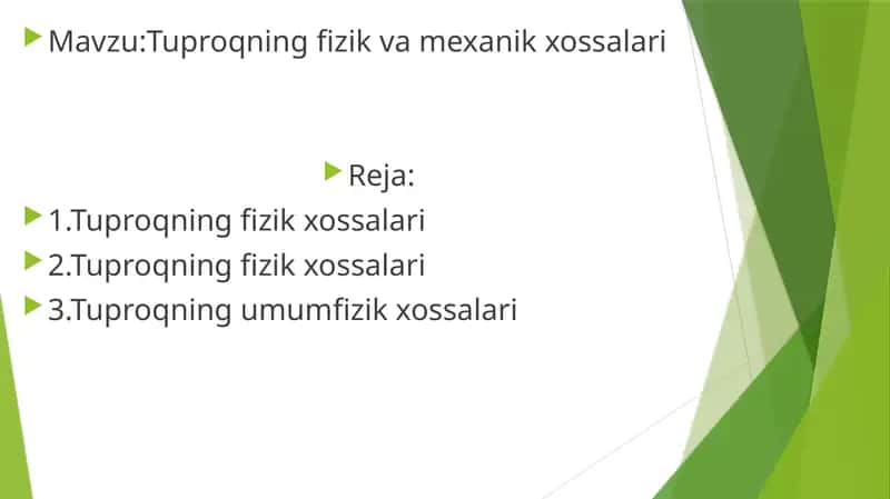 qishloq xo'jaligi yerlarining unumdorligini oshirishda zamonaviy tehnalogiyalardan foydalanish