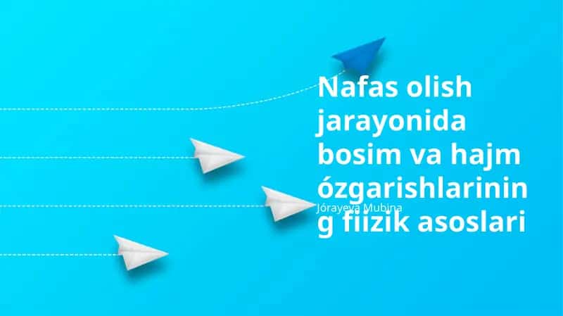 Boyle qonuni va nafas olish mexanikasi
