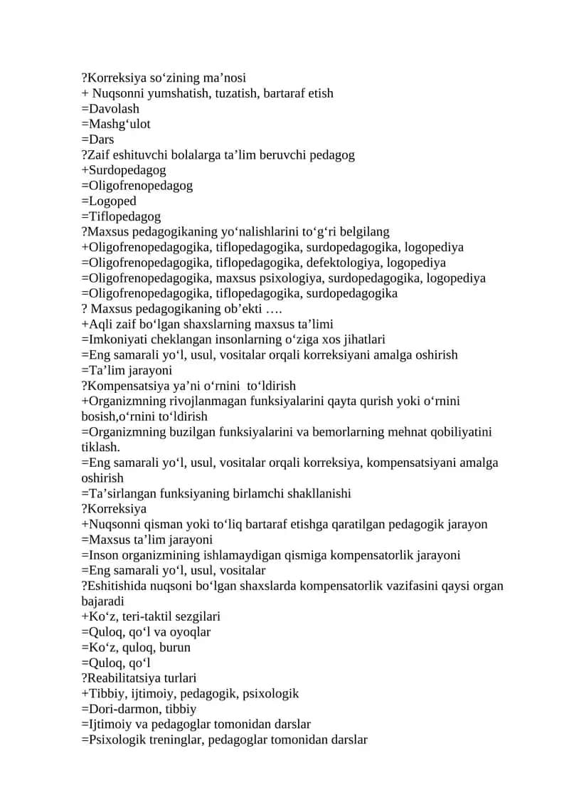 Korreksiya so‘zining ma’nosi