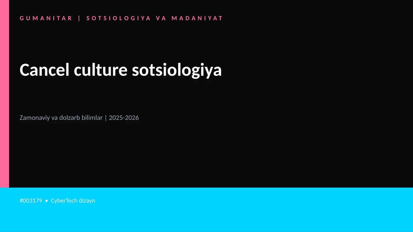 Cancel culture sotsiologiya