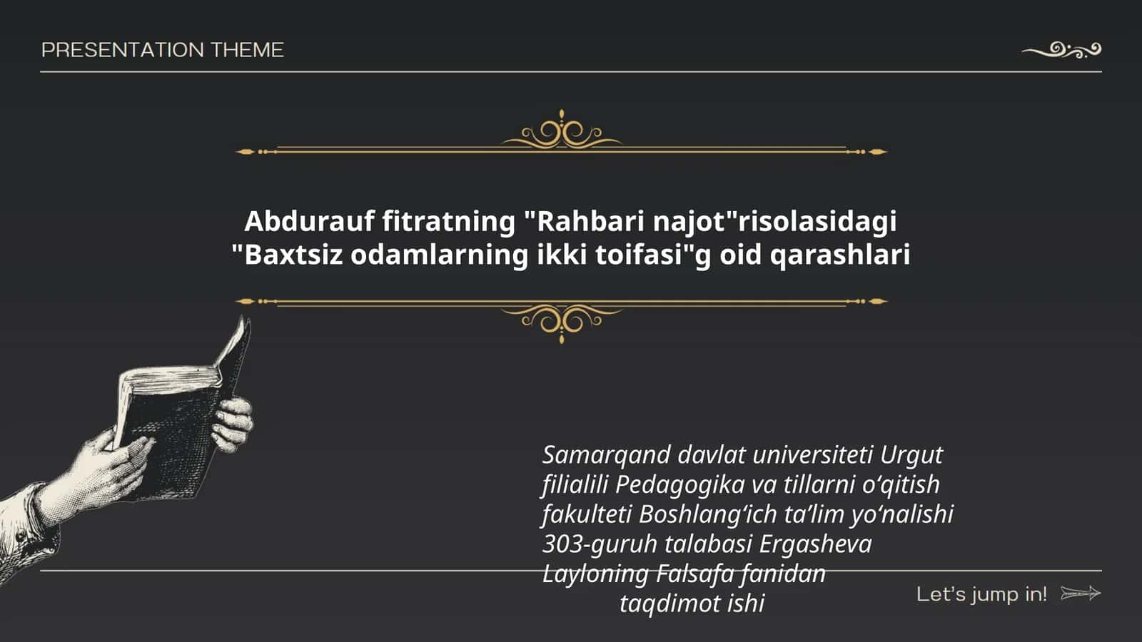 Baxtsiz odamlarning ikki toifasi