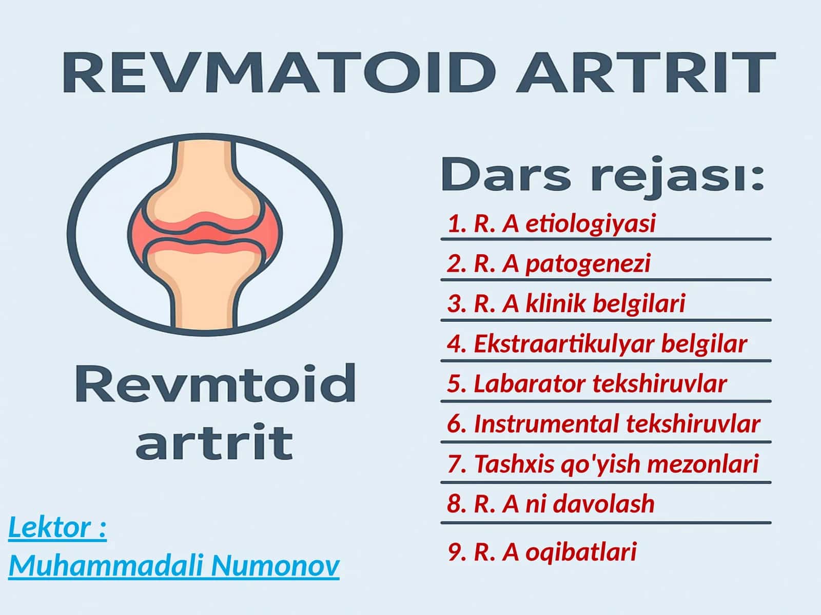 Revmatoid artrit