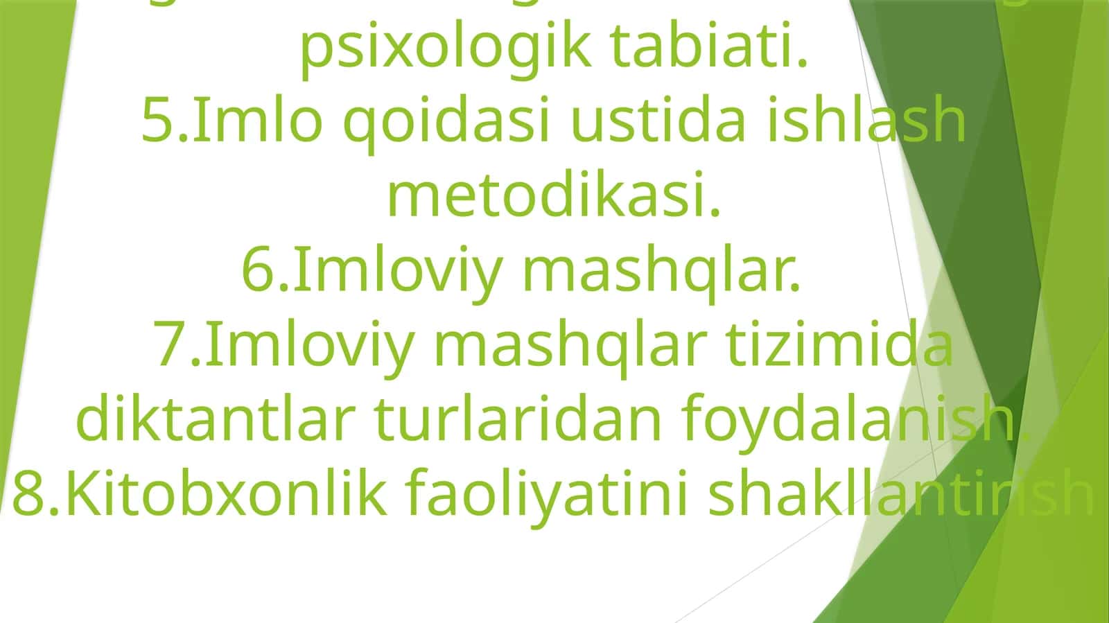 Boshlang‘ich sinflarda sintaktik tushunchalar ustida ishlash metodikasi