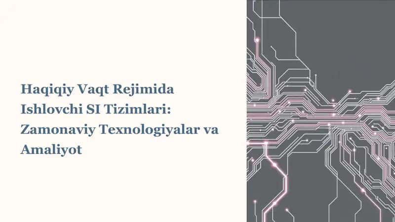 Real vaqt operatsion tizimi (RTOS)