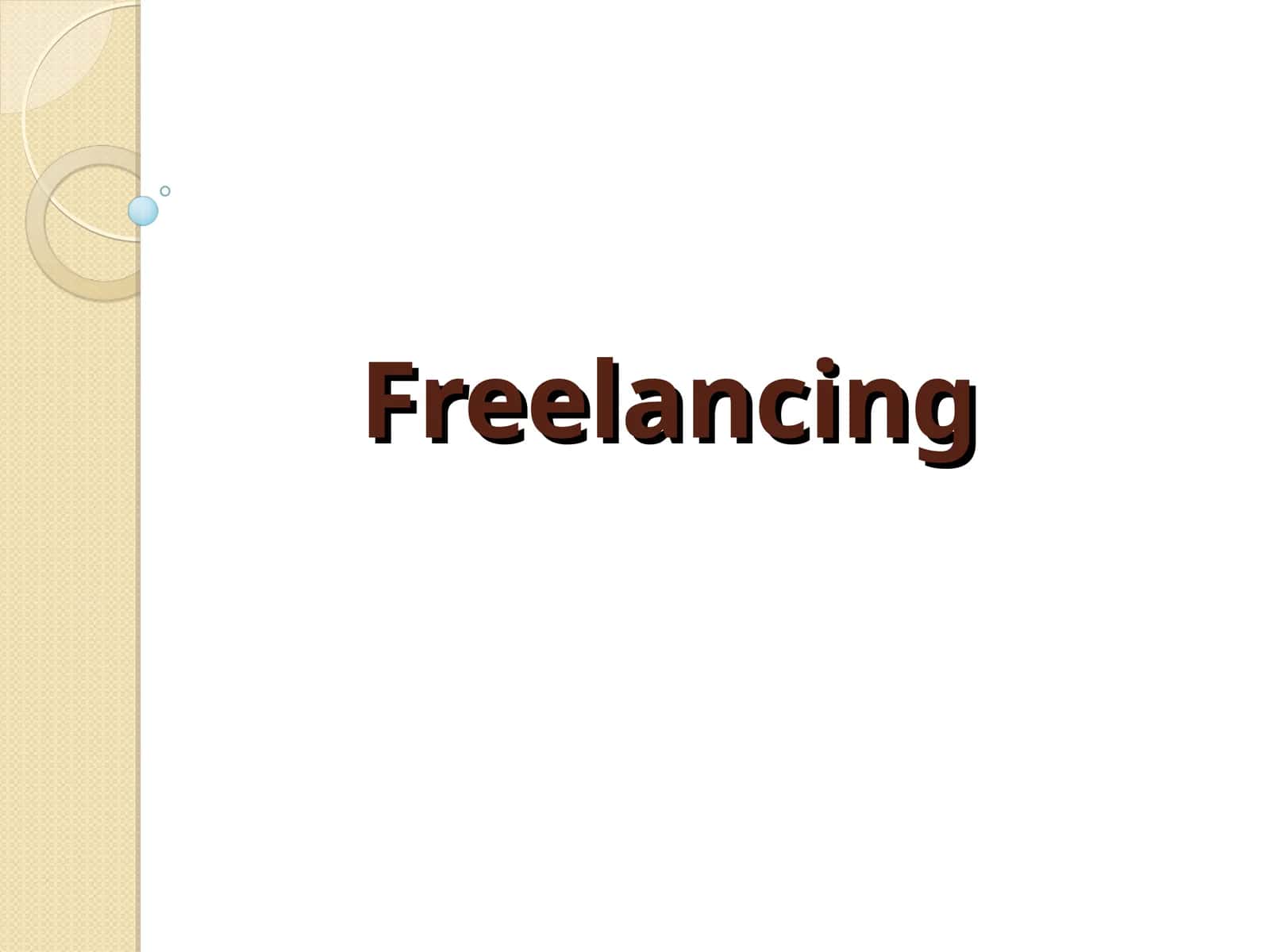 Freelancing