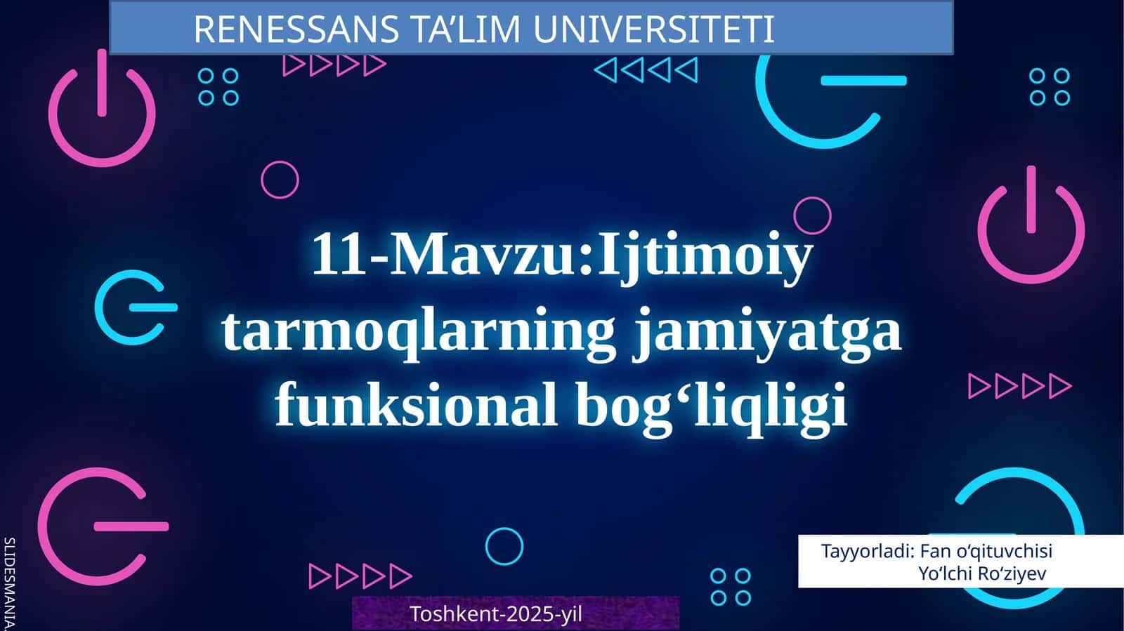 Ijtimoiy tarmoqlarning jamiyatga funksional bog‘liqligi