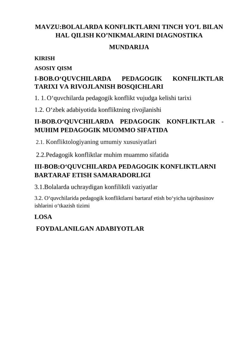 Pedagogik konfliktlar