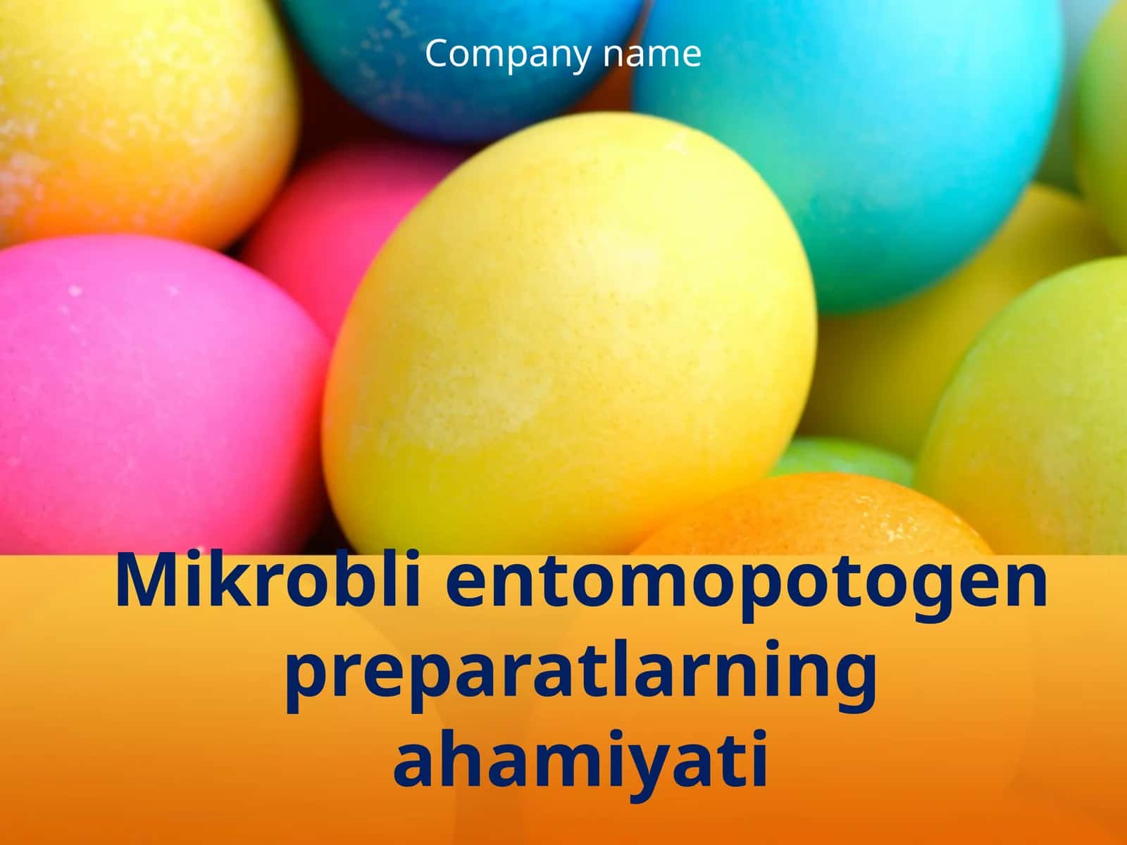 Mikrobli entomopotogen preparatlarning ahamiyati
