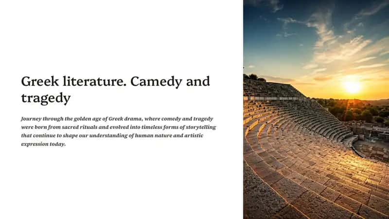 Greek Drama: Comedy and Tragedy