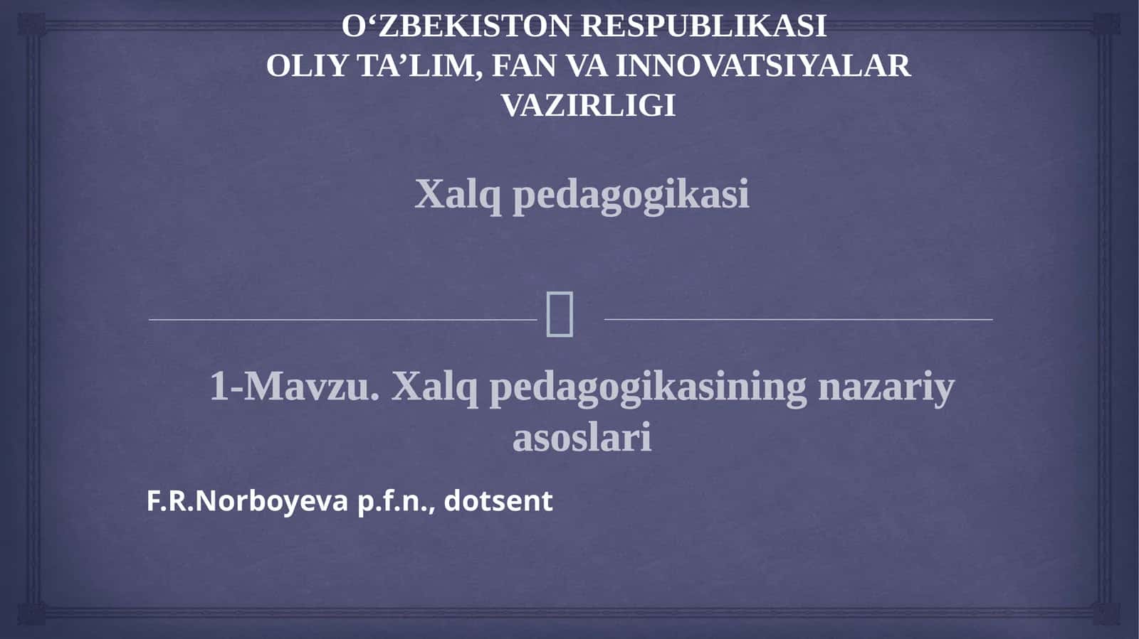 Xalqpedagogikasi