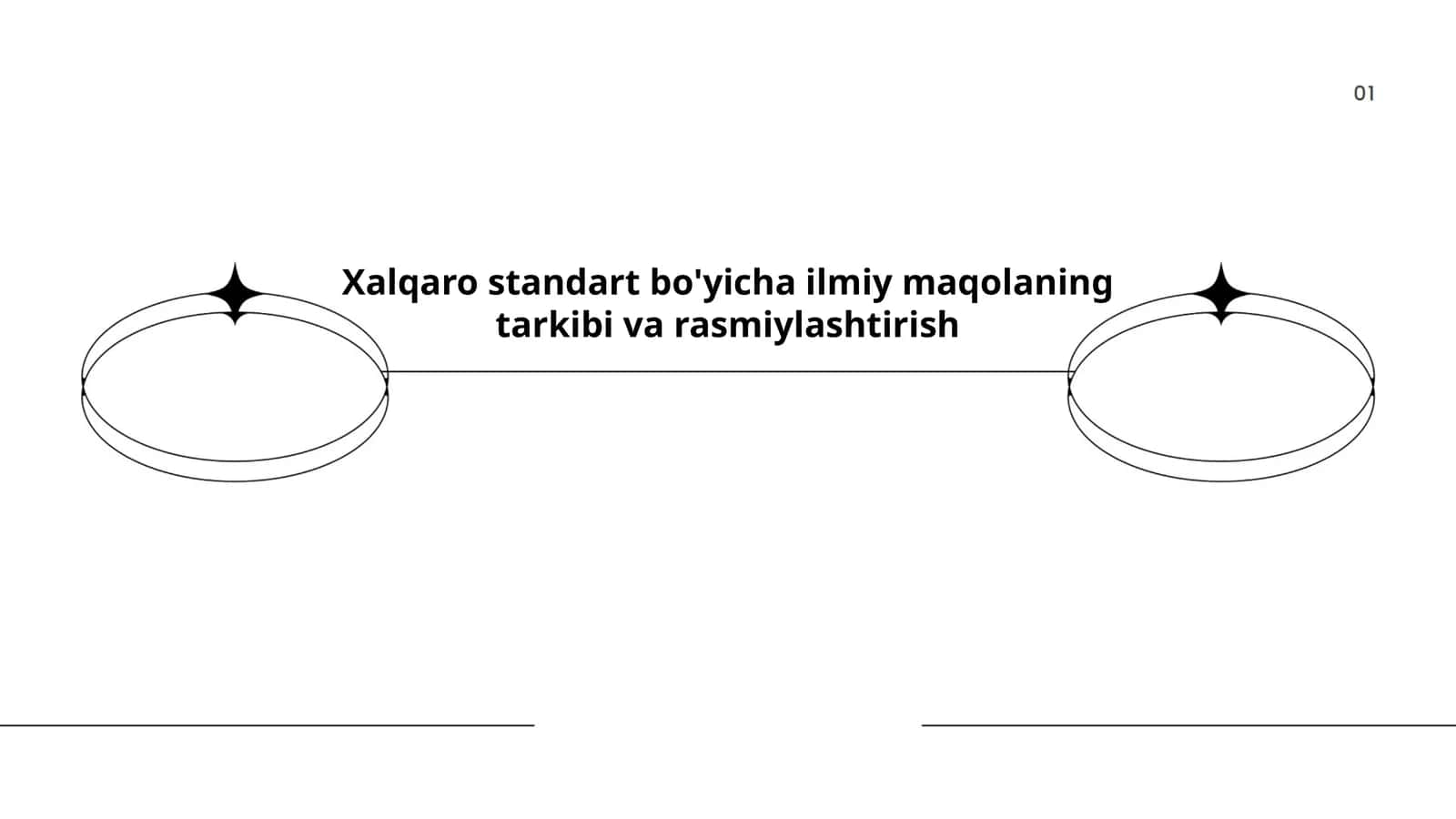 Xalqaro standart bo'yicha ilmiy maqolaning tarkibi va rasmiylashtirish