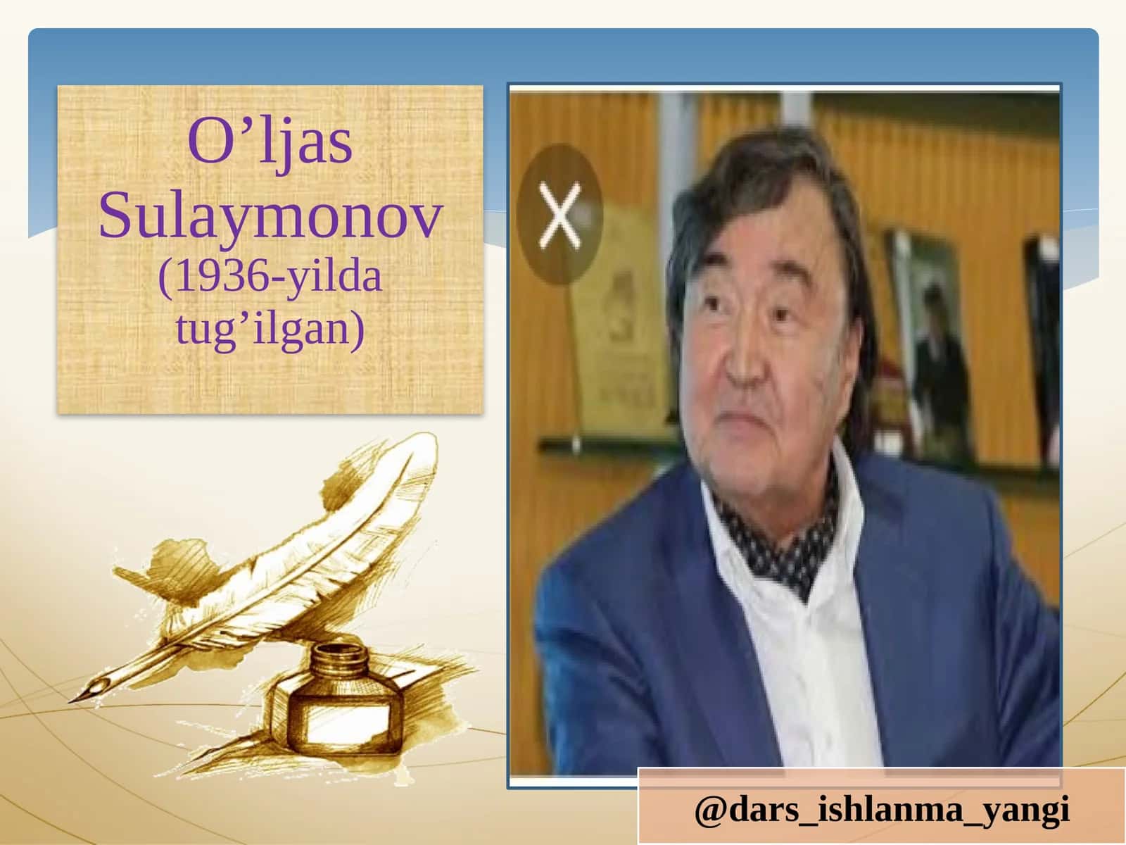 O’lmas  Sulaymonovning  hayot va faoliyati 1