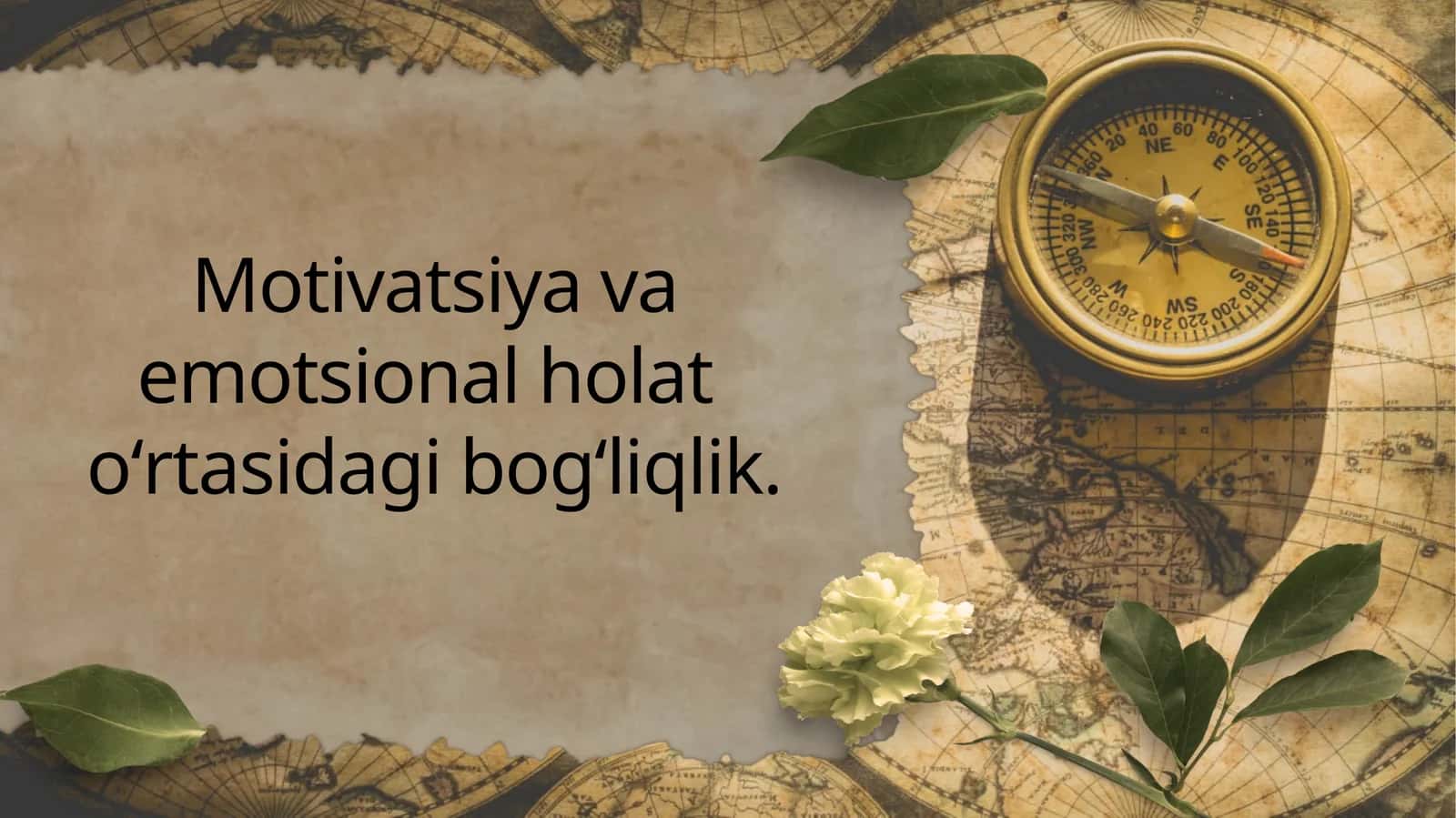 Motivatsiya va emotsional holat oʻrtasidagi bogʻliqlik.