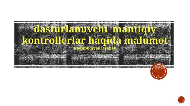Mantiqiy Kontrollerlar