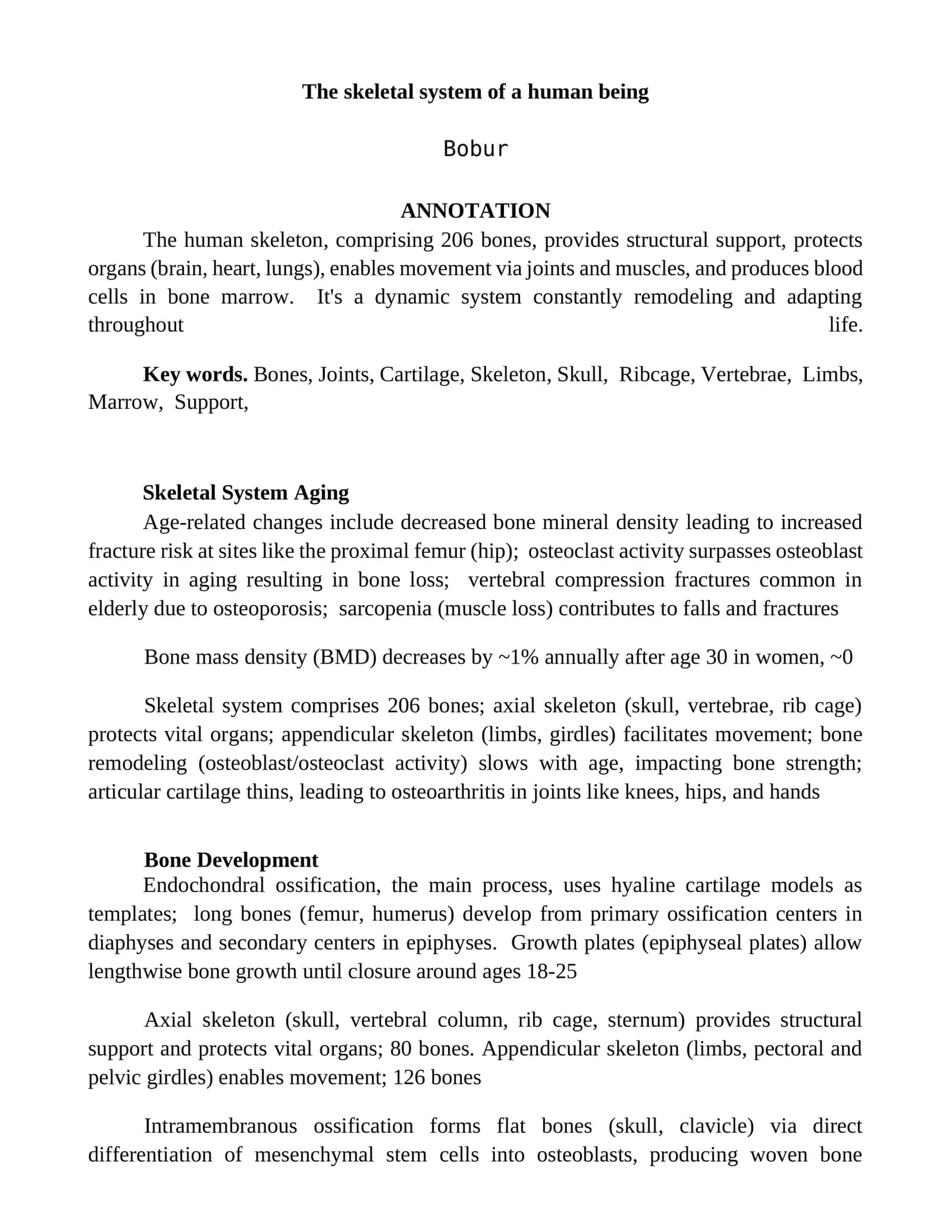 Siklet tizimi/System of a human