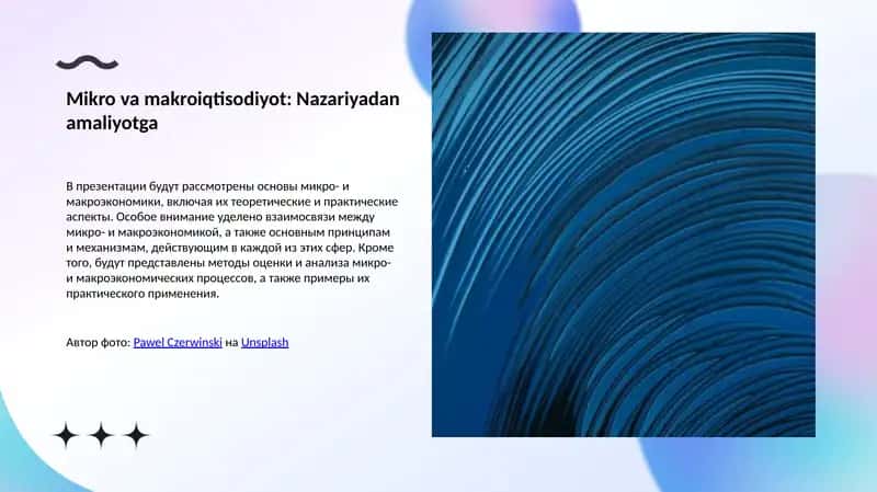 Mikro va makroiqtisodiyot: Nazariyadan amaliyotga