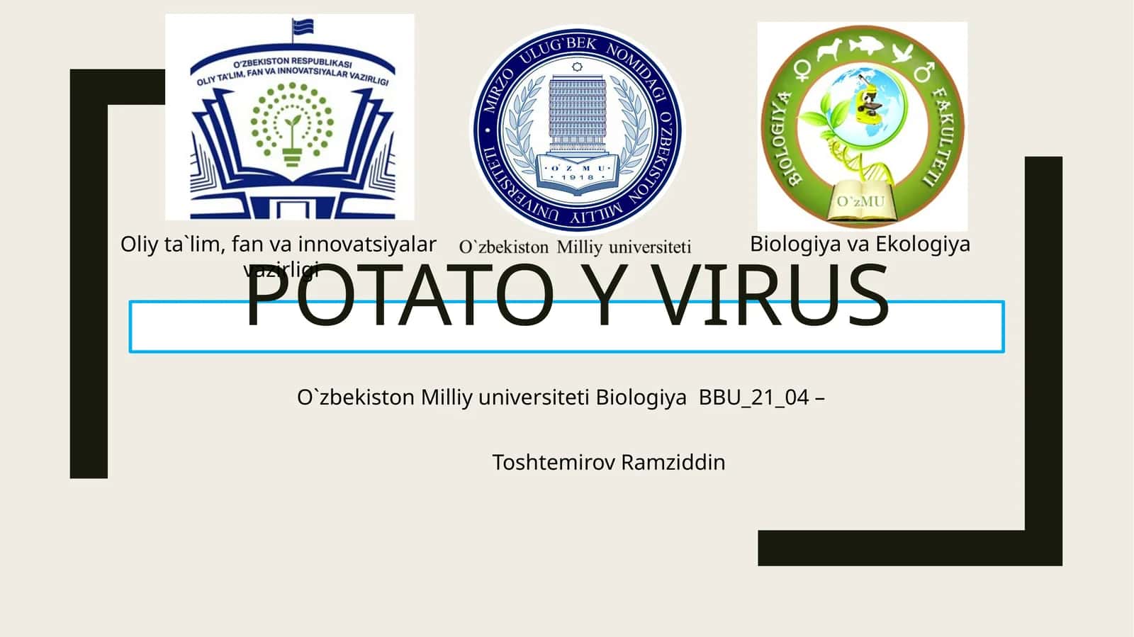 Kartoshka Y virusi