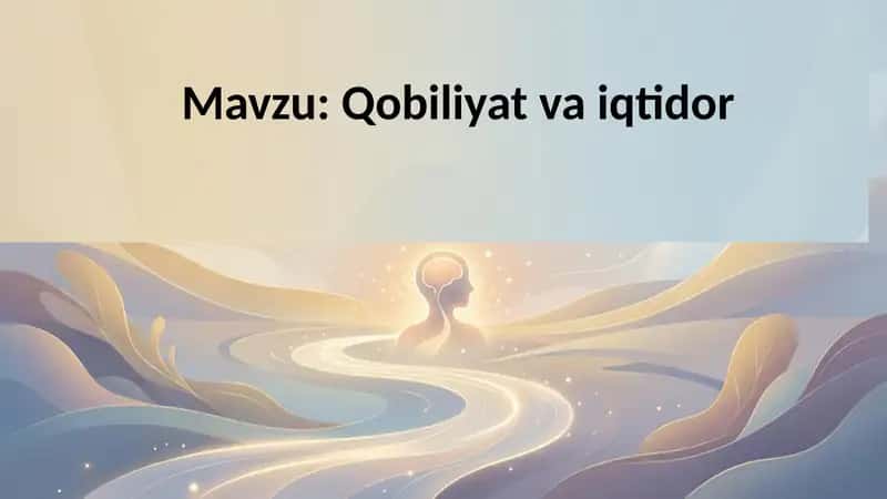 Qobiliyat va iqtidor