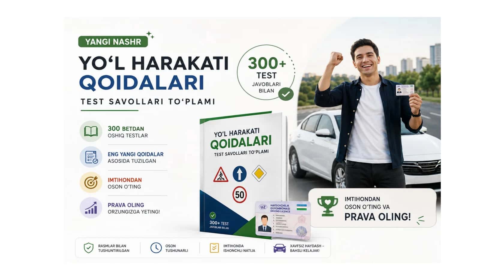 Avtotest savollari javoblari bilan tayyor prava uchun