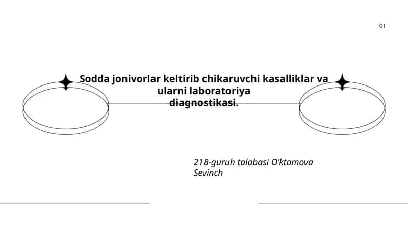 Sodda jonivorlar keltirib chikaruvchi kasalliklar va ularni laboratoriya diagnostikasi