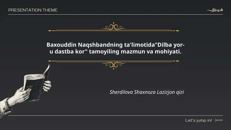 Dilba yor-u dastba kor