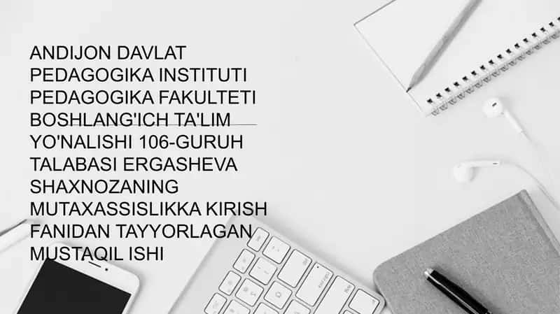 Grammatika va sòz yasalishiga oid tushunchalarni shakllantirishning metodik asoslari