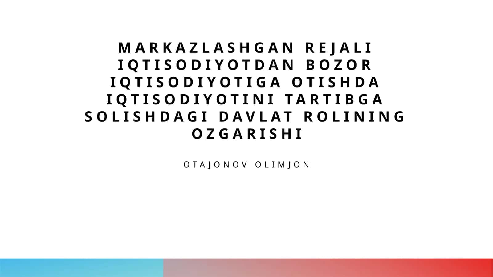 Davlatning Asosiy Vazifalari