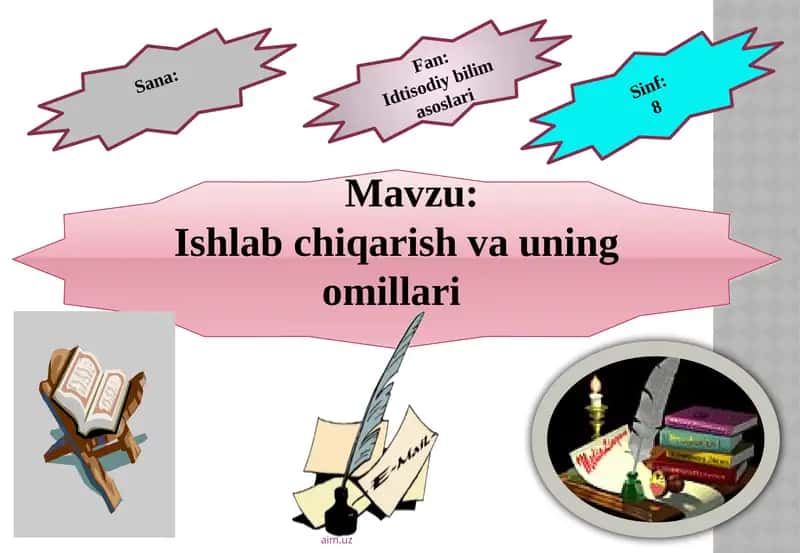 Ishlab chiqarish va uning omillari