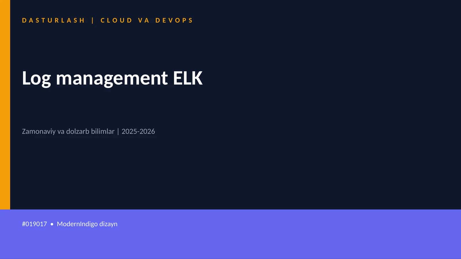 Log management ELK