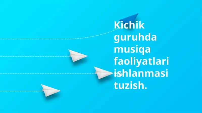 Musiqa Faoliyatlari ishlanmasi