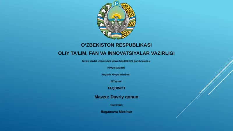 Davriy qonun