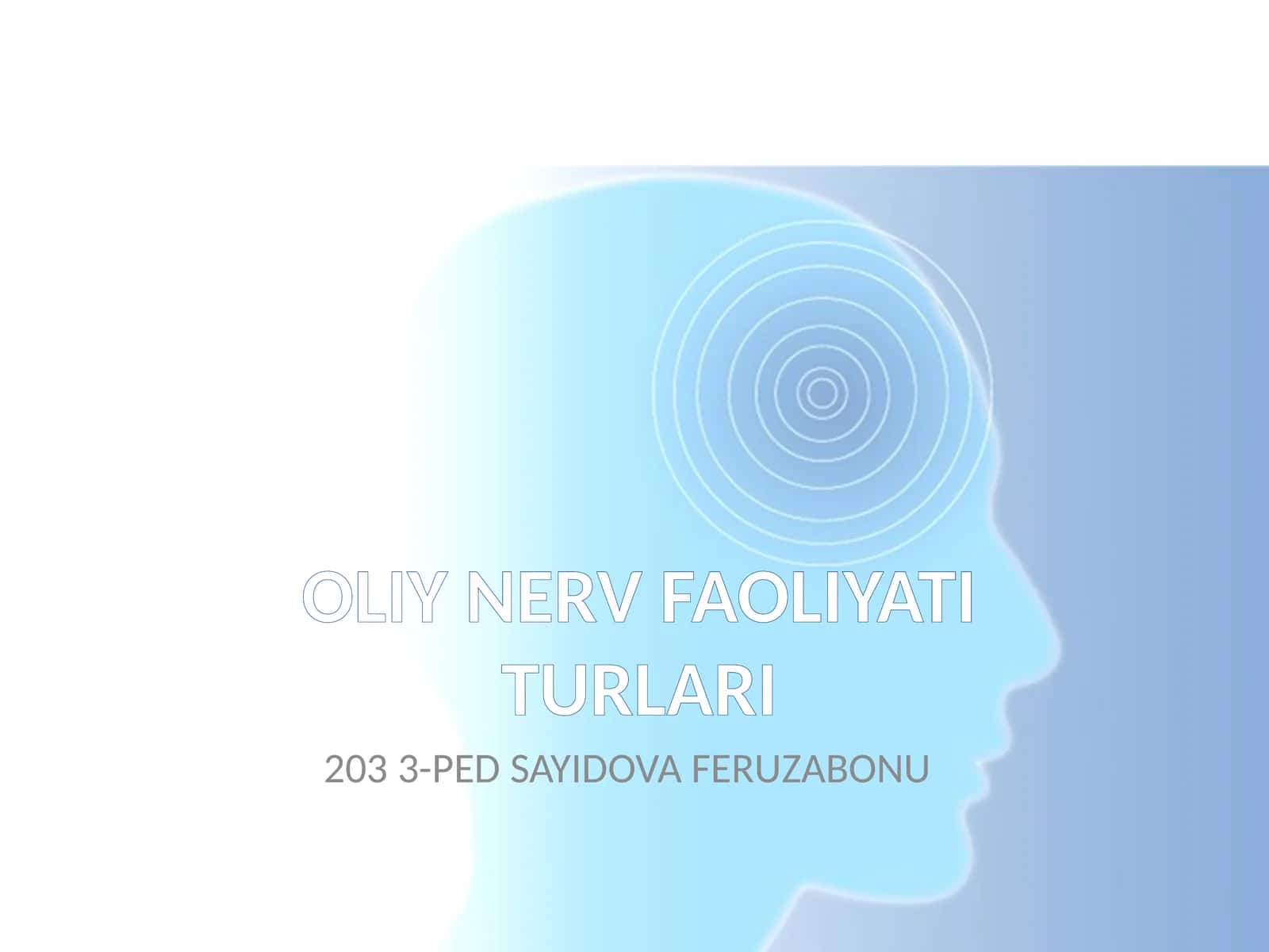 PED SAYIDOVA FERUZABONU