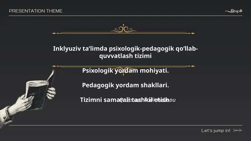 Inklyuziv ta’limda psixologik-pedagogik qo‘llab-quvvatlash tizimi