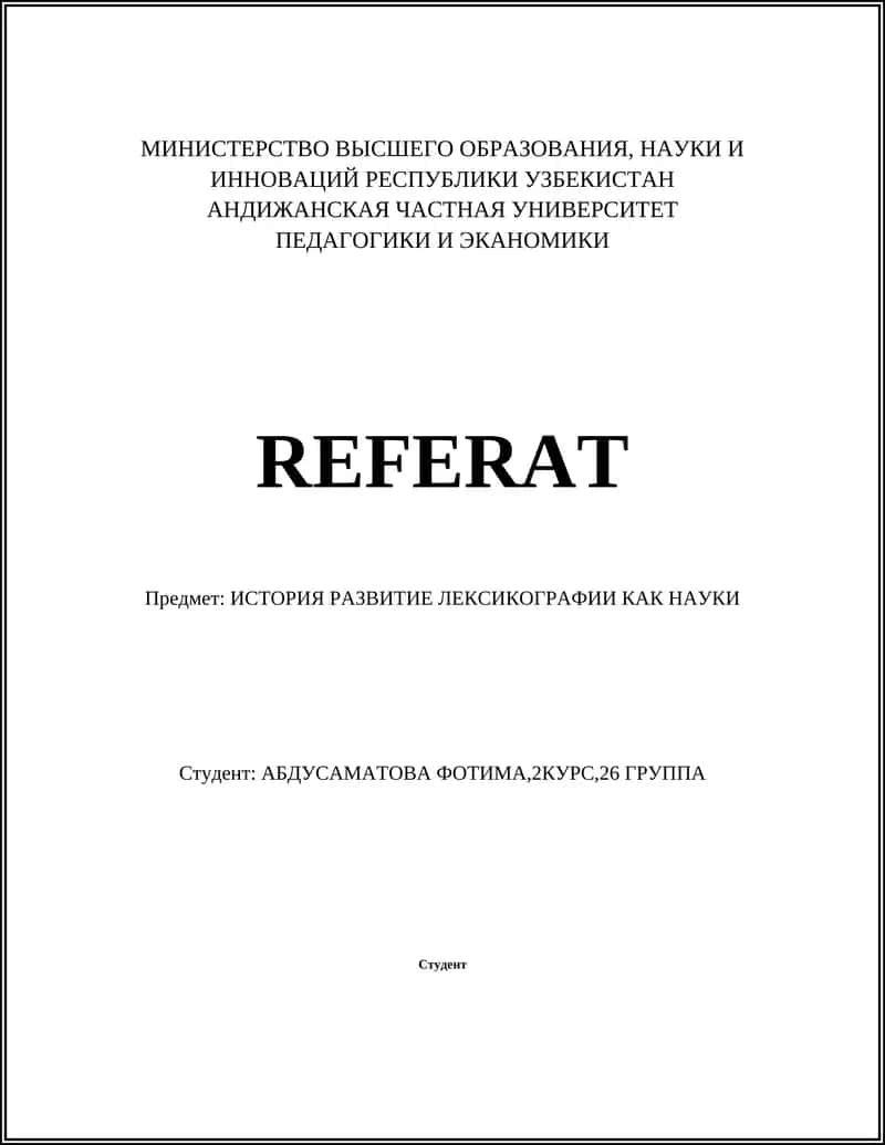 REFERAT