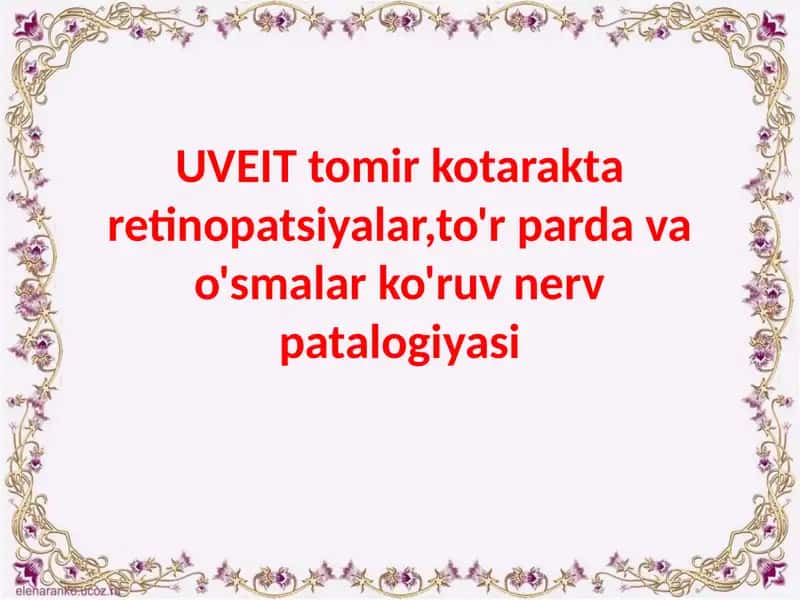 Uveit