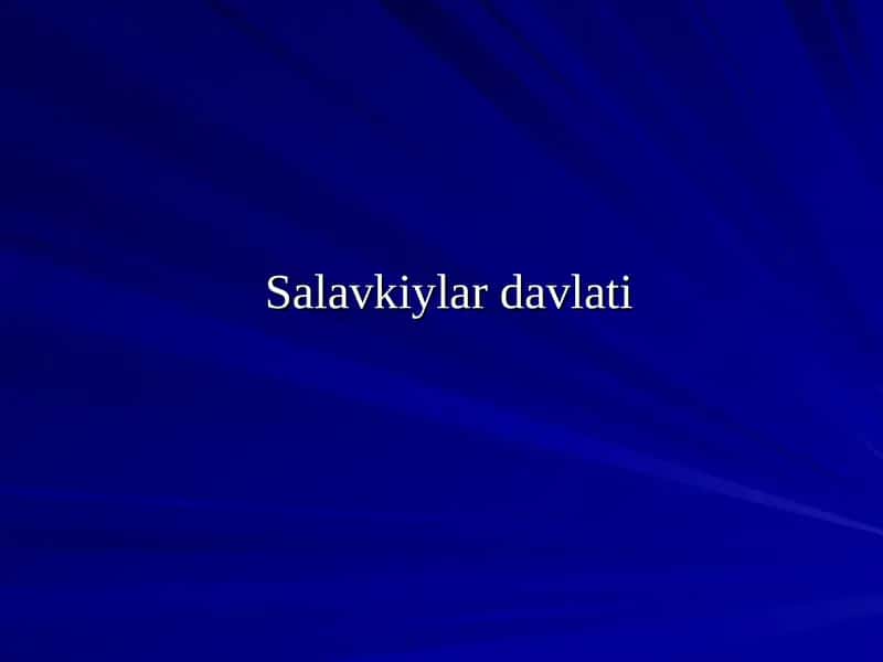 Salavk I