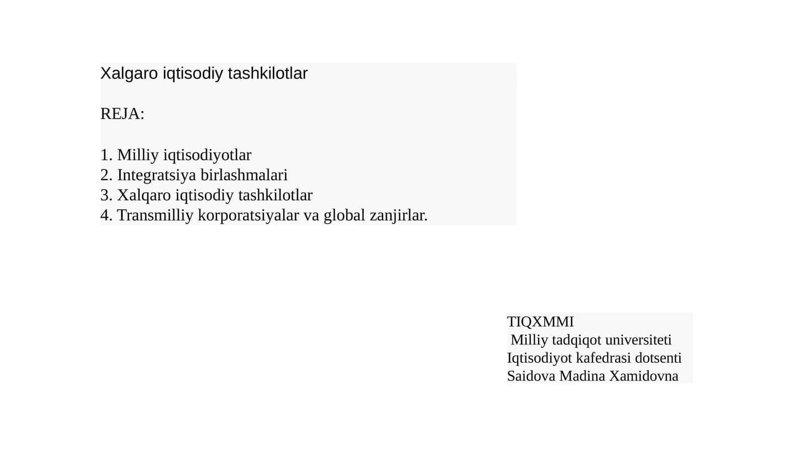 Milliyiqtisodiyotlar