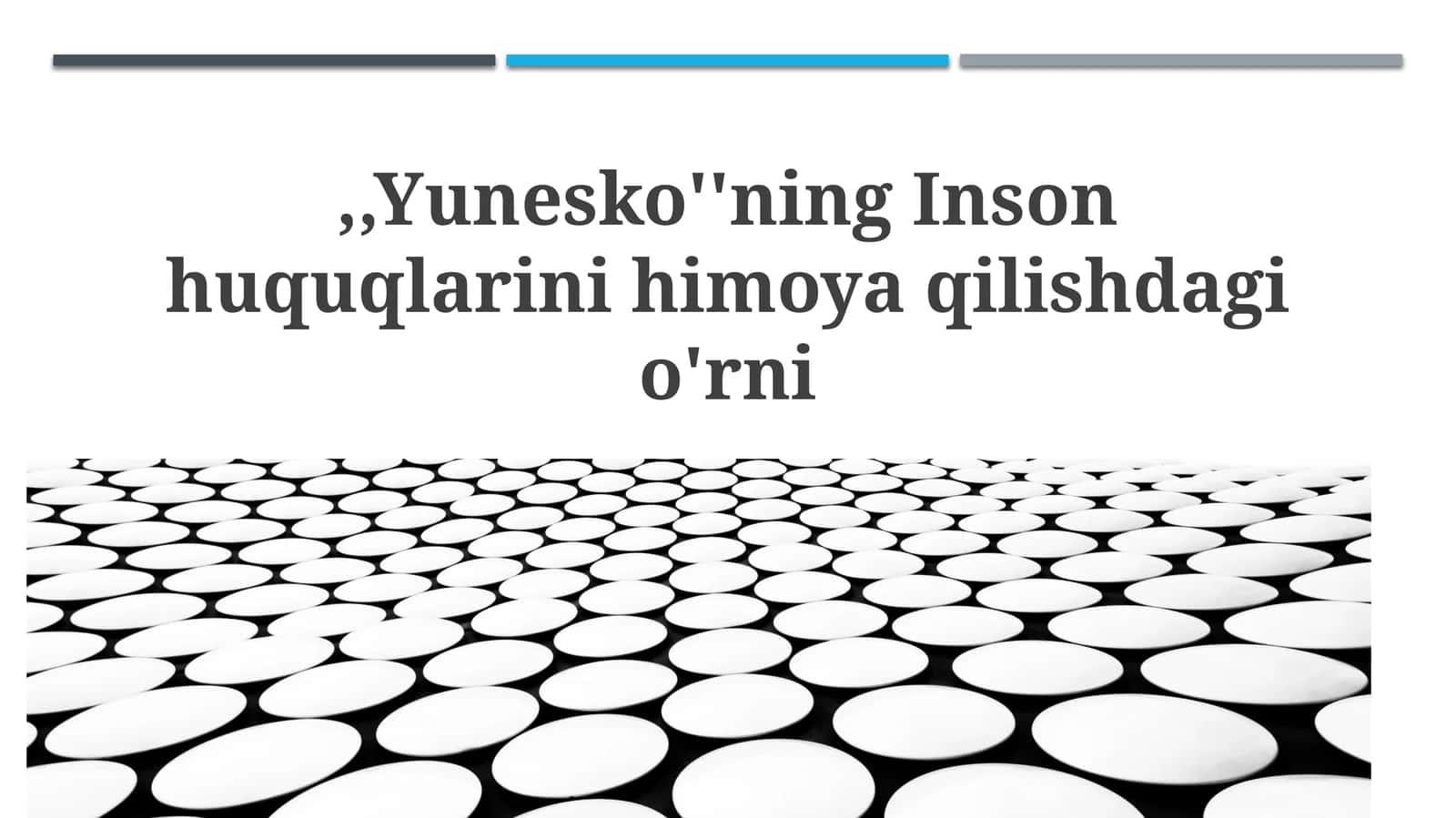 ЮНЕСКОнинг инсон ҳуқуқларини ҳимоя қилишдаги роли