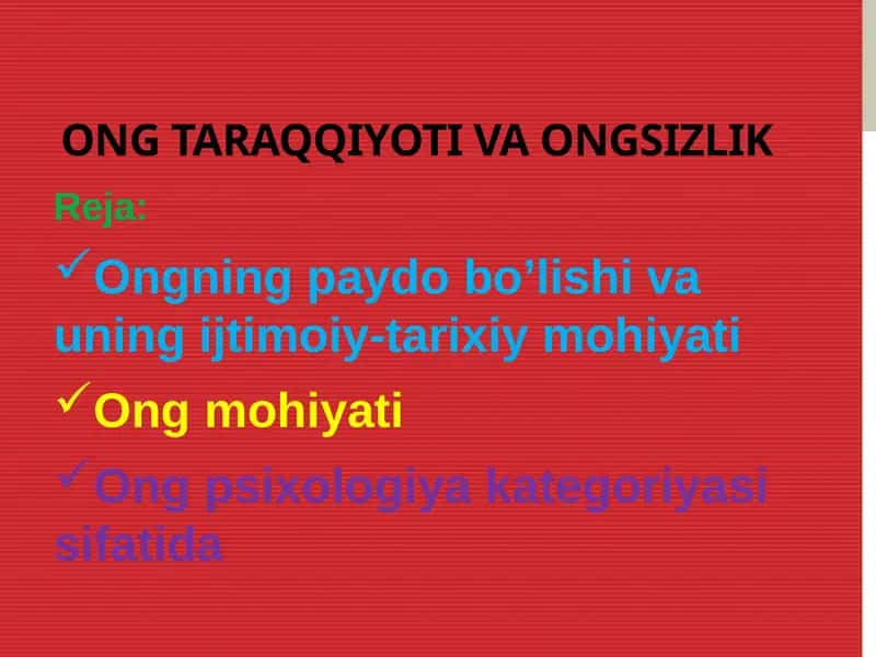 Ongtaraqqiyotivaongsizlik