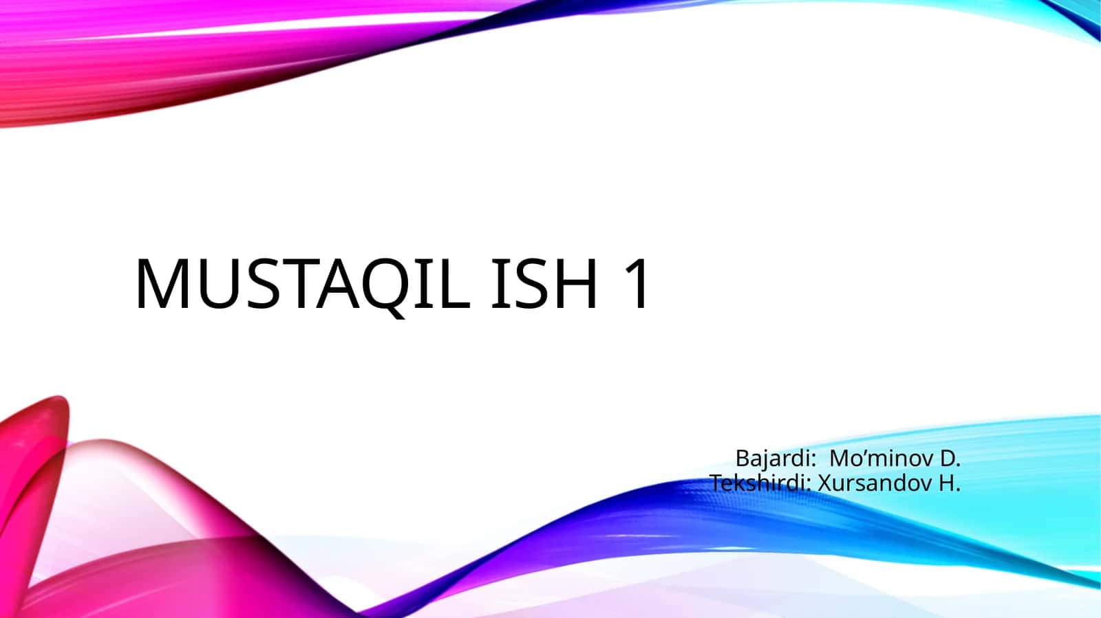 Avtomatlashtirilgan va xorijiy tijorat tizimlari