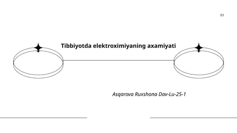 Tibbiyotda elektroximiyaning axamiyati