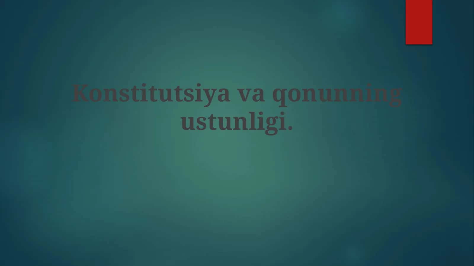 Konstititsiyavaqonuniningustunligi