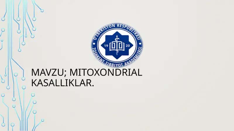 Mitoxondrialkasalliklar