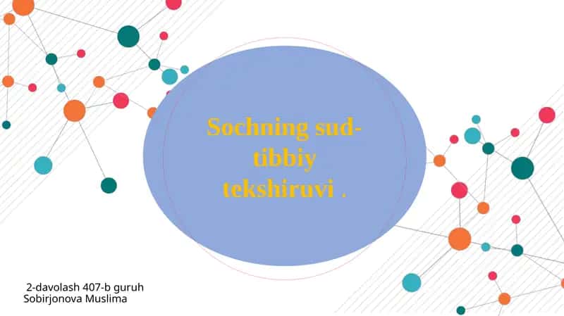 Sochning sud-tibbiy tekshiruvi