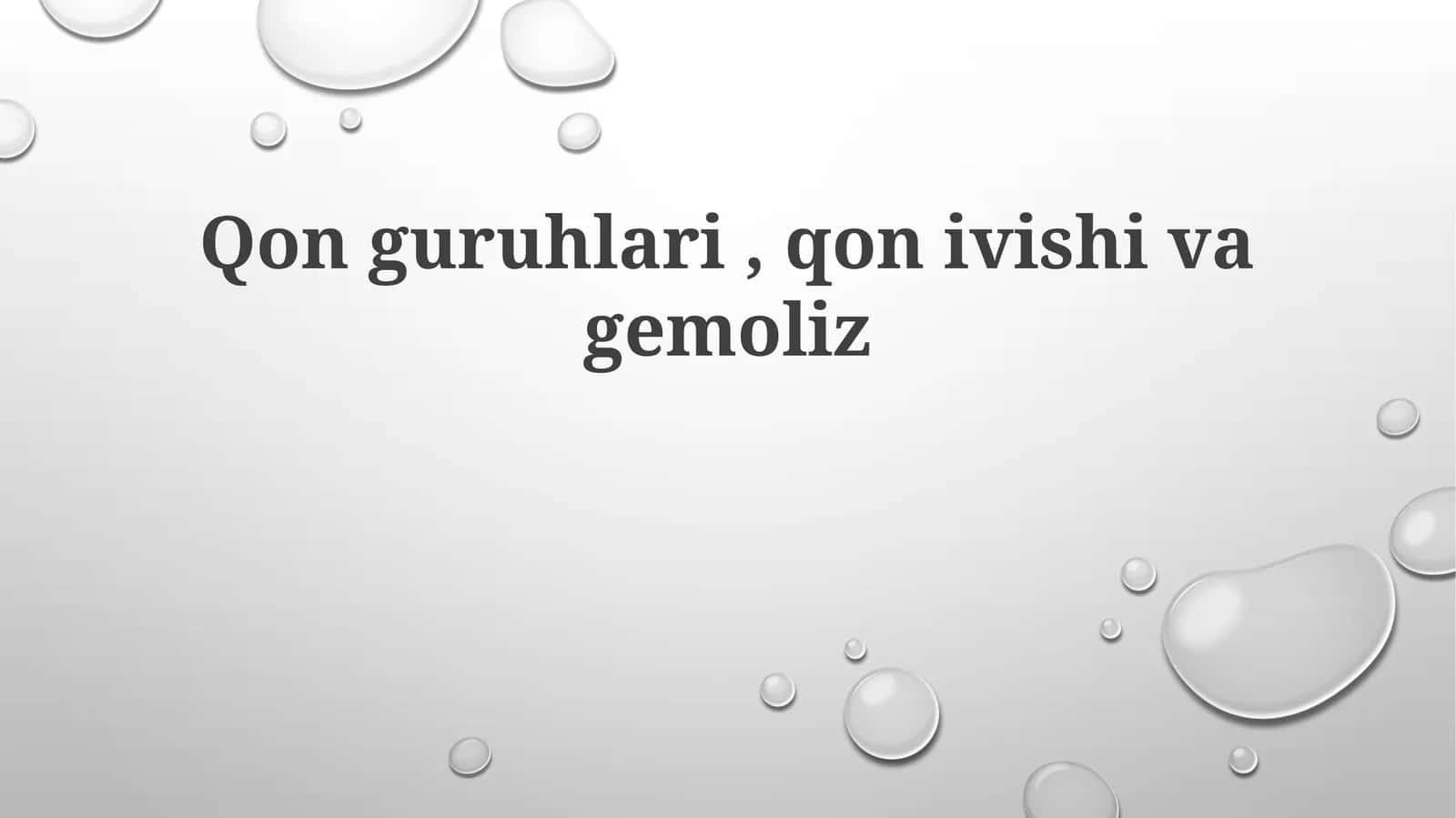 Qonguruhlari,qonivishivagemoliz