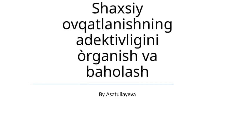 Shaxsiylashtirilgan ovqatlanish ta'rifi